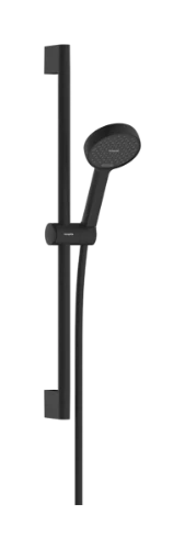 Hansgrohe Activera doucheset 95 mm 2jet EcoSmart met douchestang 650 mm - Matt Black 28044670