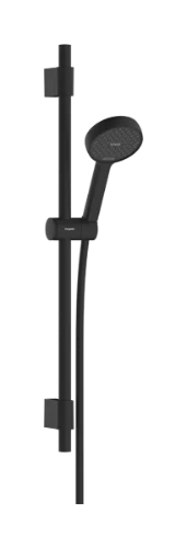 Hansgrohe Activera doucheset 95 mm 2jet EcoSmart met douchestang Varia 720 mm - Matt Black 28048670