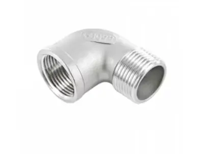 STD Inox 316 092 knie 90° MF 4/4 x 4/4 (zak 10st) - prijs per stuk - prijs per stuk 28092005