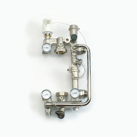 Begetube CombiMix manuele regeling voor vloerverwarming - pompaansluiting 180 mm 284050180