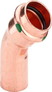 Viega Profipress inschuif bocht 45° MF 35 x 35 mm 292539