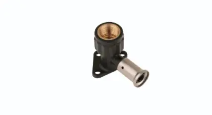 Henco PK-serie PVDF pers muurplaat 90° FF 16 x 1/2 F 2PK-1604BP