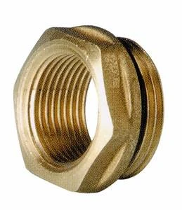 Begetube collectorreductie MF 5/4 x 3/4 - met O-ring - messing 300001328