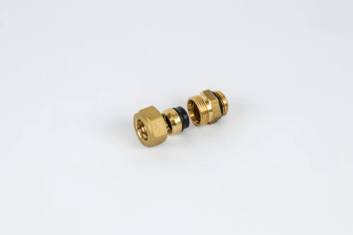 Begetube rechte klemkoppeling MF 18/1 x 1/2 M - dunwandige buis - met O-ring 301010528
