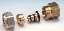 Begetube rechte klemkoppeling FF 16/2 Alu x 1/2 F - Alpex buis 301012618