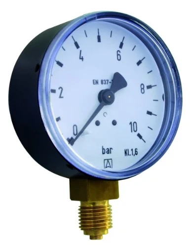 Euro-Index manometer radiaal mm x 1/4 - 0/+4 bar 30112