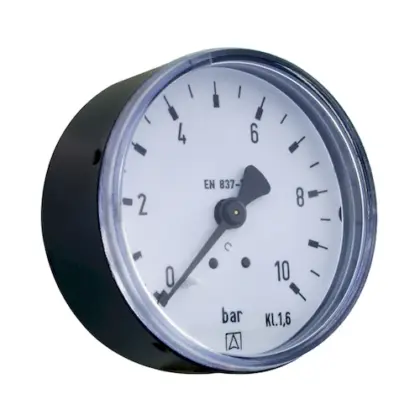 Euro-Index manometer axiaal 63 mm x 1/4 - 0/16 bar - voor drukregelaar 30165