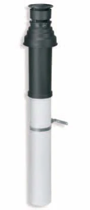 Vaillant RGA concentrisch PP/Staal dakdoorvoer 80/125 mm - zwart 303200