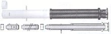 Vaillant RGA concentrisch Alu/staal dakdoorvoer 80/125 mm 303600
