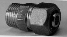 Begetube rechte klemkoppeling MF 20/2 Alu x 3/4 M - Alpex buis 304010735