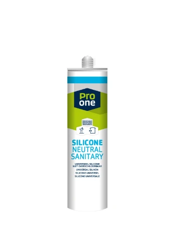 silicone sanitair sil no 310 ml - transparant 30625426