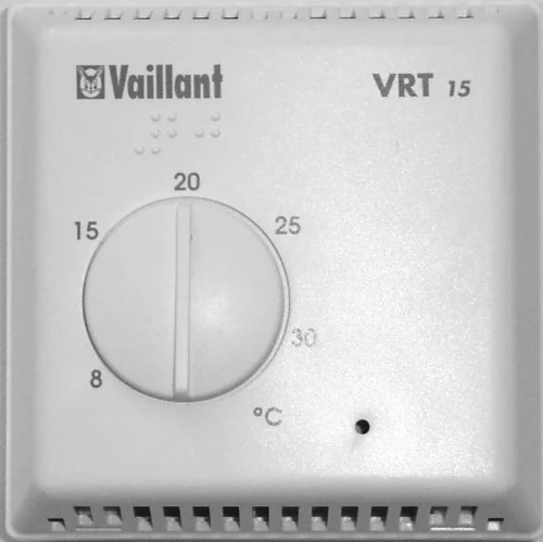 Vaillant calorMATIC VRT 15 kamerthermostaat zonder klok - 230V - 2 draads 306777