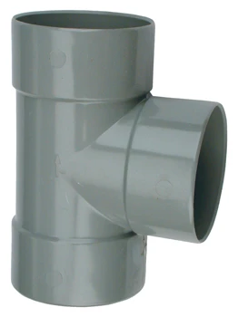 Wavin PVC lijm T-stuk 88° FFF 90 x 90 x 90 mm 3102209009