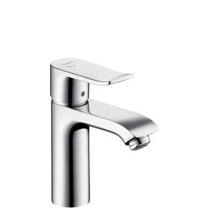 Hansgrohe Metris 110 eengreepswastafelmengkraan - chroom - met automatische lediging - coolstart 31121000