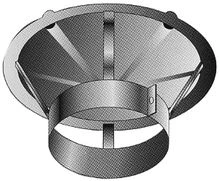 Roccheggiani SPG 316L inox enkelwandig regenkap kap 80 mm 31.170.10.80