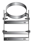 Roccheggiani SP - DP25 inox regelbare muurbeugel (30-300 mm) 180 mm - geschikt voor DP25 130 mm (130/180) 31.178.11.80