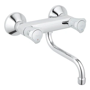 Grohe Costa L keukenmengkraan wandmodel - chroom - met draaibare bek 200 mm 31187001