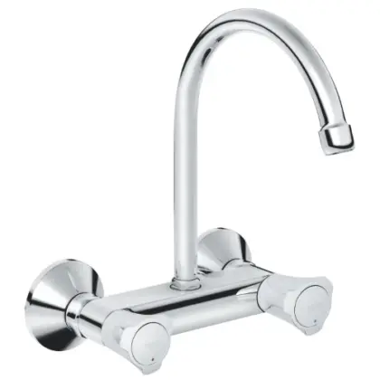 Grohe Costa L keukenmengkraan wandmodel - chroom - met draaibare bek 185 mm 31191001