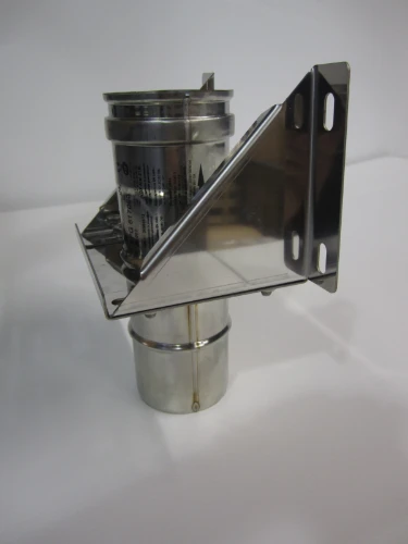 Roccheggiani SPG 316L inox enkelwandig muursteun 100 mm 31.461.71.00