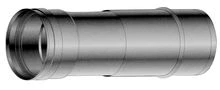 Roccheggiani SPG 316L inox enkelwandig buis verstelbaar (lengte 300-450 mm) 80 mm (Viton dichting) 31.462.80.80