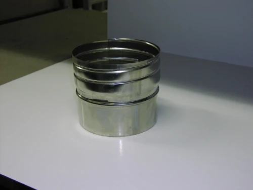 Roccheggiani Isoflex TDX 316L koppelstuk vast-flex 130 x 130 mm (onderaan) 31.476.21.30