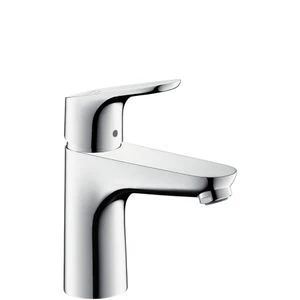 Hansgrohe Focus 100 eengreepswastafelmengkraan - chroom - met automatische lediging - coolstart 31621000