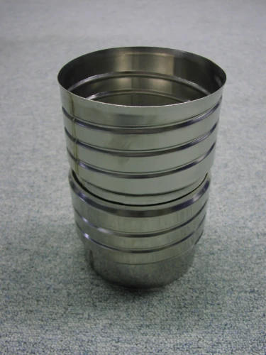 Roccheggiani Isoflex TDX 316L koppelstuk flex-flex 150 x 150 mm 31.680.21.50