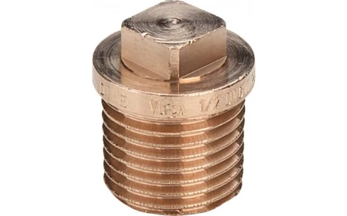 Viega brons stop met rand M 4/4 320294
