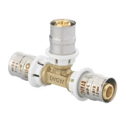 Begetube MPL messing T-stuk FFF 20 x 20 x 20 mm 322353535