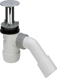 DOUCHE LEDIGING VIEGA DUOPLEX 75 chroom met uittrekbare overloopbuis - afloopopening 52 mm 327460