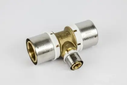 Begetube B-Press messing verloop T-stuk FFF 63 x 32 x 63 mm 328668787