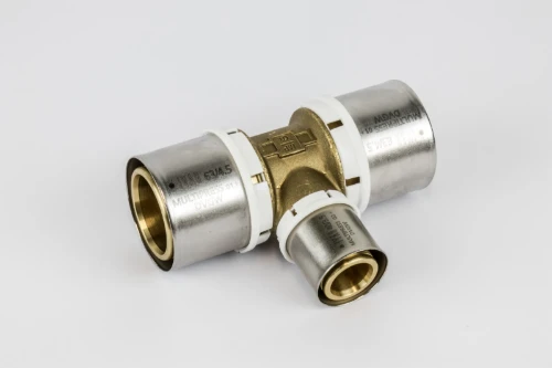 Begetube B-Press messing verloop T-stuk FFF 63 x 40 x 63 mm 328778787