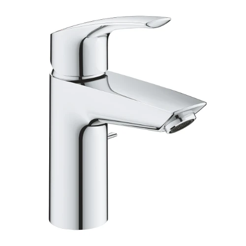 Grohe Eurosmart 2021 S wastafelmengkraan met automatische lediging - Chroom - zijdelingse trekstang 32926003