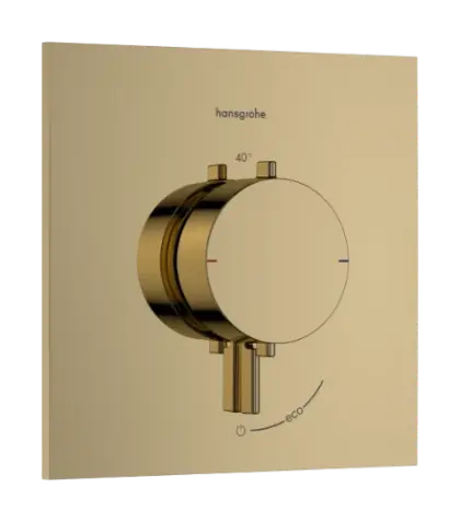 Hansgrohe Ecostat Comfort E inbouwthermostaat 1 functie - Polished Gold Optic 33710990