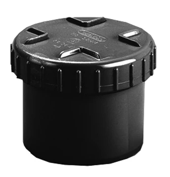 Wavin Wafix PP stop met schroefdeksel M 110 mm 3415211000