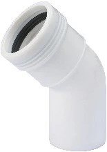 Wavin Wafix PP wit bocht 45° MF 32 x 32 mm 3421103004