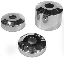 DBJ afdekrozet 3/4 x 6 mm - chroom 343050001
