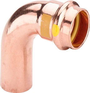 Viega Profipress Gas inschuif bocht 90° MF 35 x 35 mm 345570