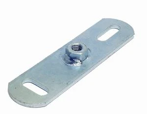 Geberit PE bevestigingsplaat rechthoekig met draadmof M10 F 362.837.00.1