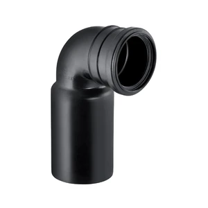 Geberit Duofix PE afvoerbocht 90° MF 90 mm - voor inbouwelement voor hangtoilet 366.061.16.1
