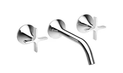 Dornbracht VAIA 3-gats wandmengkraan zonder afvoergarnituur - Dark Platinum matt 36712809-99