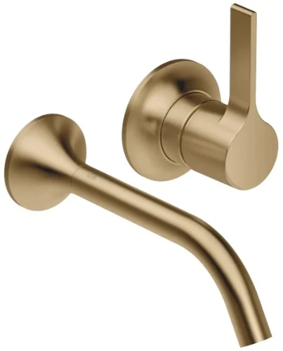 Dornbracht Vaia wandmengkraan zonder lediging - Brushed Dark Brass 36860809-39
