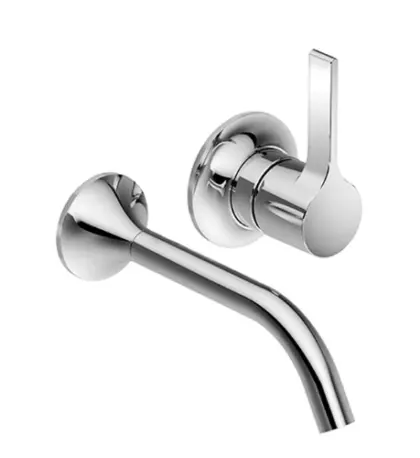 Dornbracht VAIA Eengreeps wandmengkraan zonder afvoergarnituur - Dark Platinum matt 36860809-99