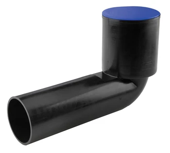 Wavin PE toilet aansluitbocht 90 x 120 mm 3701809120