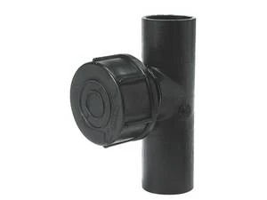 Wavin PE ontstoppingstuk met schroefdeksel 110 x 110 mm 3702411009