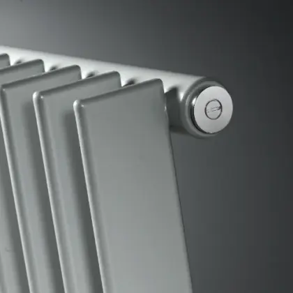 Vasco Tulipa-A TV1-A verticale designradiator 2000 x 900 mm - 2460W EN442 70/50/20 - aansluiting LM - Ral 9016 verkeerswit 378090200LM1000