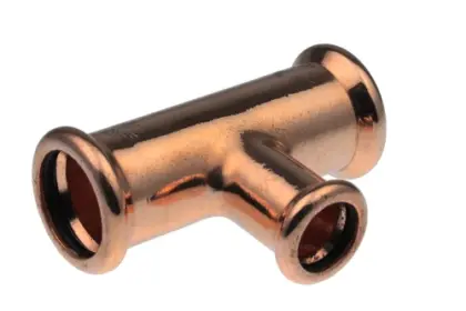 VSH  Xpress koper verloop T-stuk 22 x 15 x 22 mm 38490