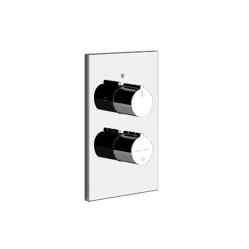 Gessi Via Manzoni kleurset voor inbouwthermostaat - chroom 38794#031