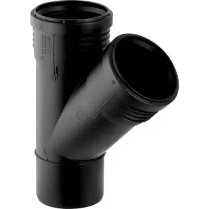 Geberit Silent-PP T-stuk 45° MFF 32 x 32 x 32 mm 390.030.14.1