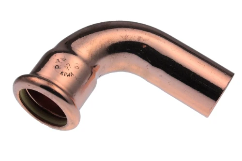 VSH Xpress koper gas inschuif bocht 90° MF 22 x 22 mm 39791